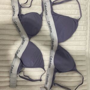 Calvin Klein Icon Cotton Modal Lightly Lined Triangle Bralette